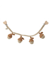 Patti Oslo Norge Acorn Pram Chain | caramel Music Mobiles & Pram Chains