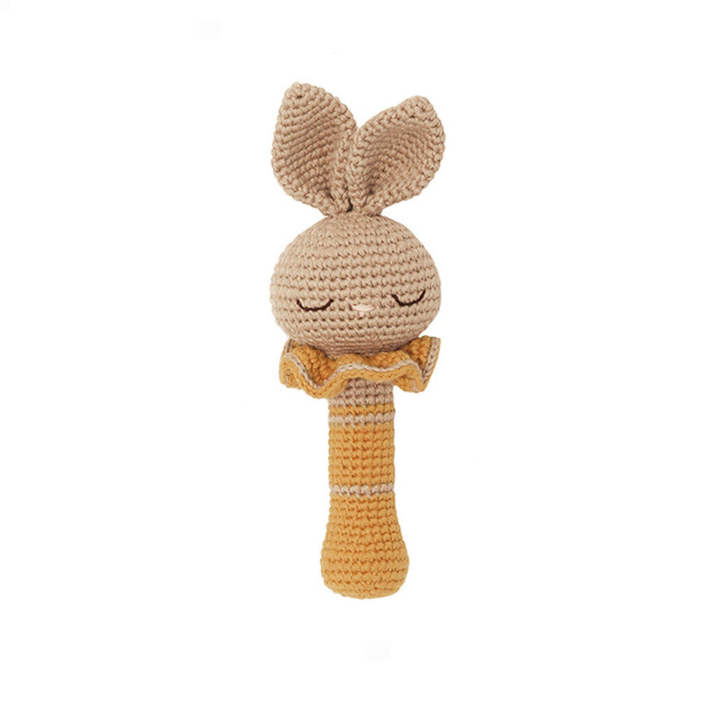 Patti Oslo Norge Beti Kaninen Rangle Teething Rings & Rattles & Baby Gym Toys Beige/Ochre