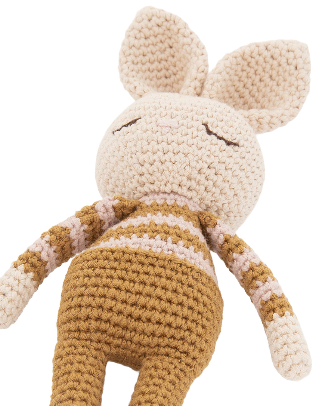 Patti Oslo Norge Birgitte Bunny | pink striped sweater Organic Soft Toys