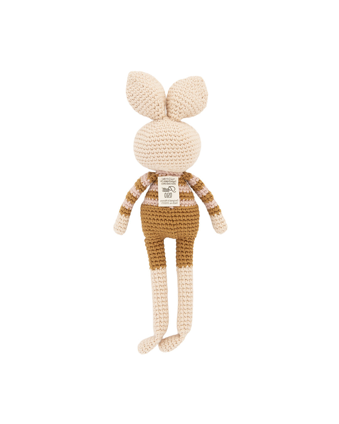 Patti Oslo Norge Birgitte Kaninen | Kosebamse | rosa stripet genser Organic Soft Toys
