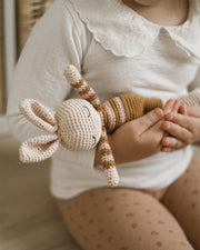 Patti Oslo Norge Birgitte Kaninen | Kosebamse | rosa stripet genser Organic Soft Toys