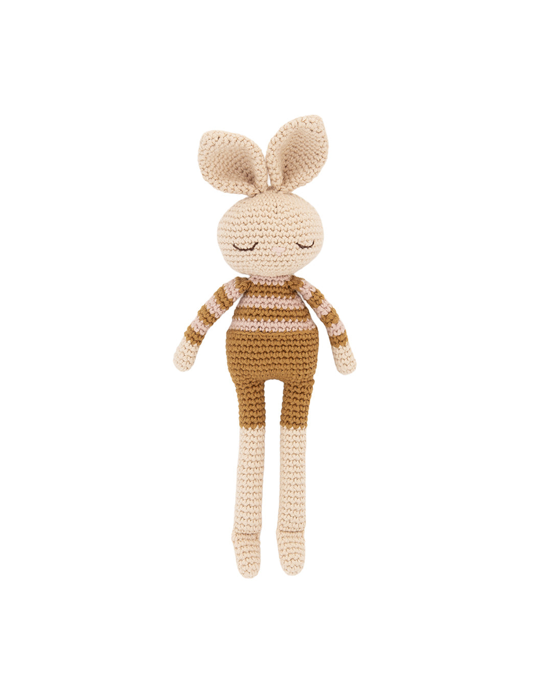 Patti Oslo Norge Birgitte Bunny | pink striped sweater Organic Soft Toys