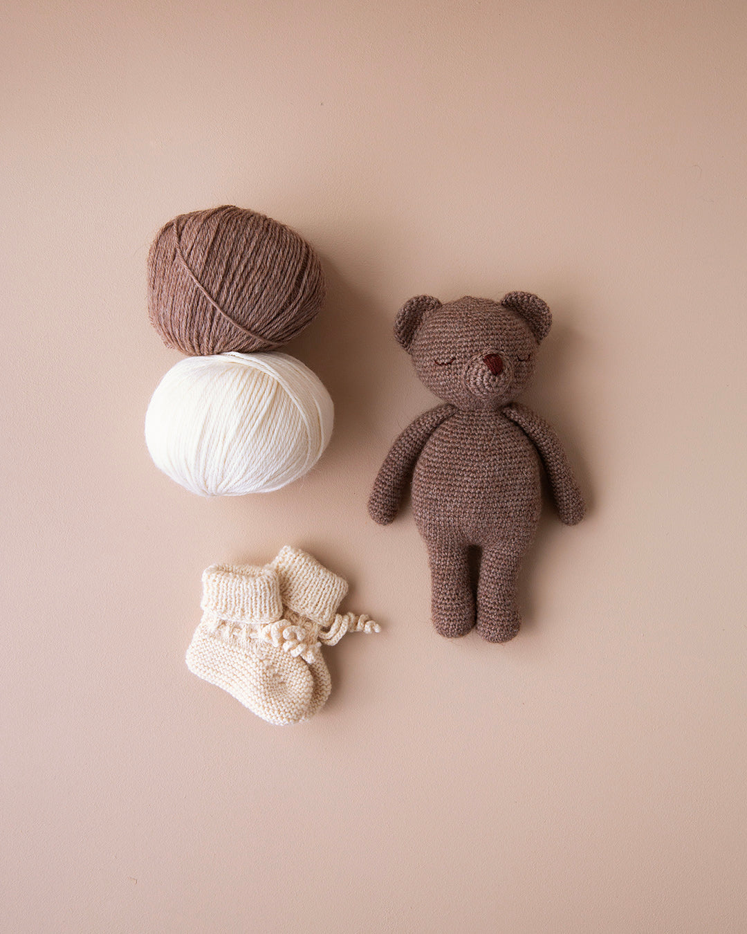 Patti Oslo Norge Bjørn Kosebamse | Ull Organic Soft Toys