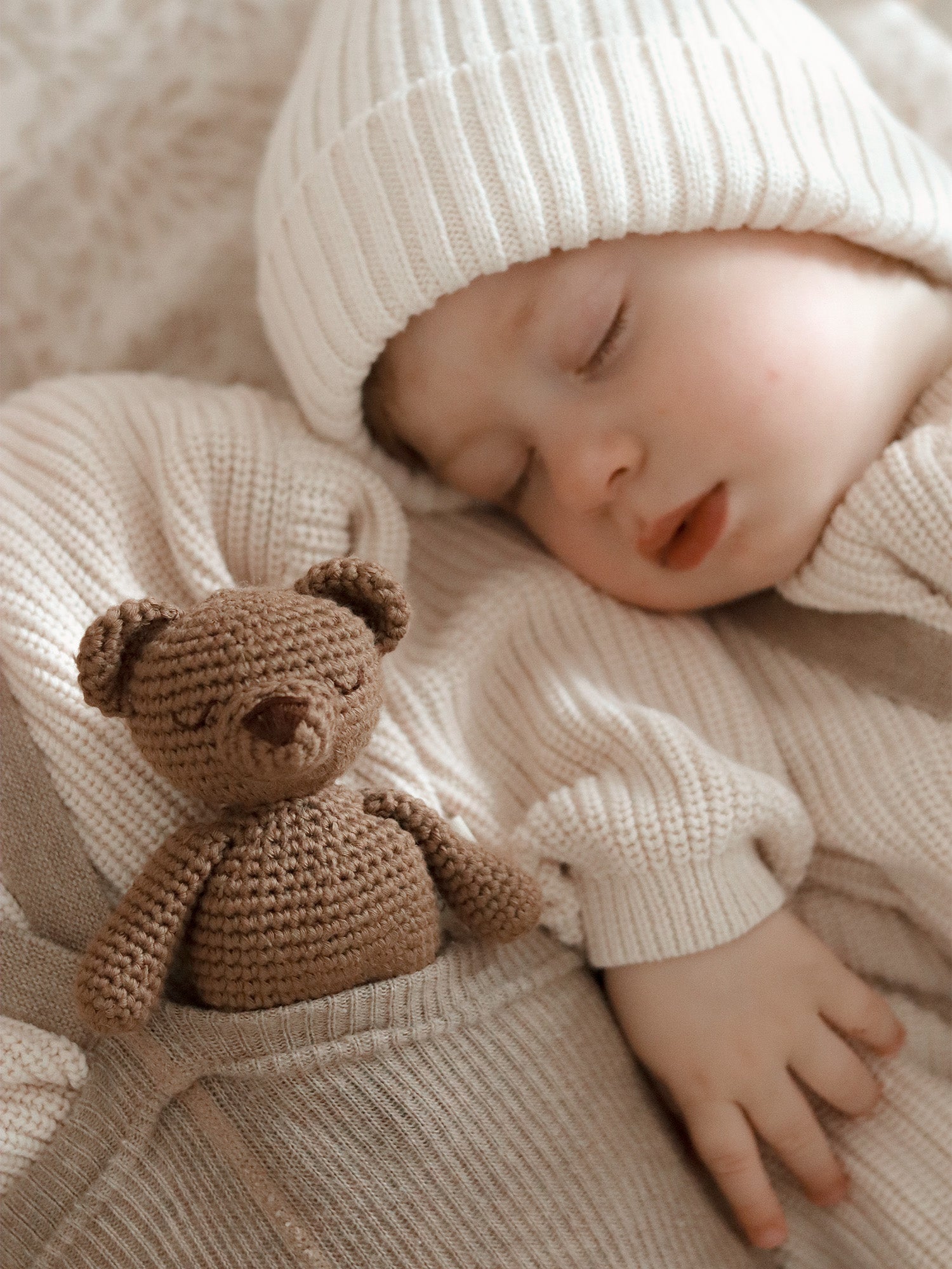 Patti Oslo Norge Bo the Bear Mini Collection I brown Organic Soft Toys