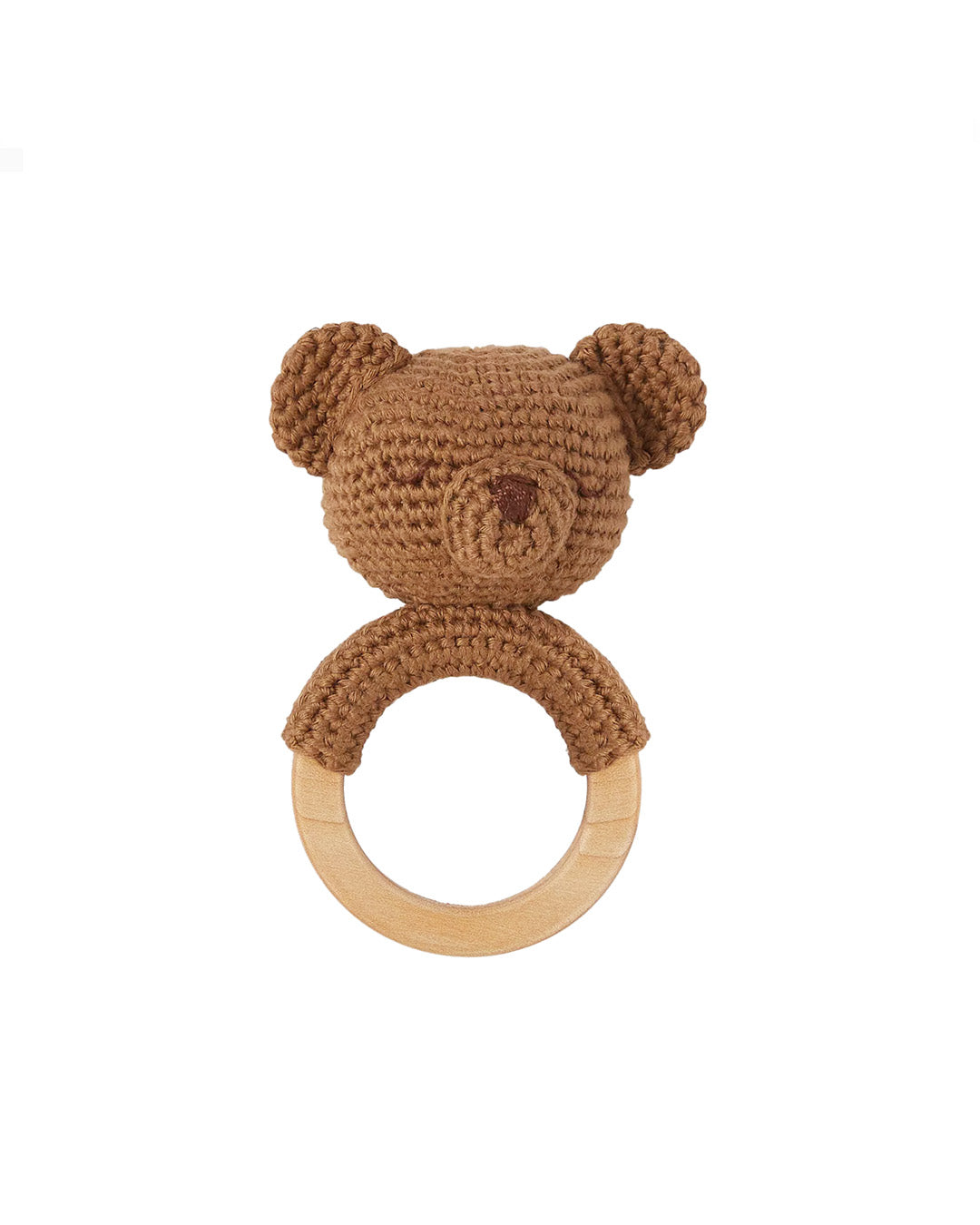 Patti Oslo Norge Bo Bjørn Bitering | brown Teething Rings & Rattles & Baby Gym Toys