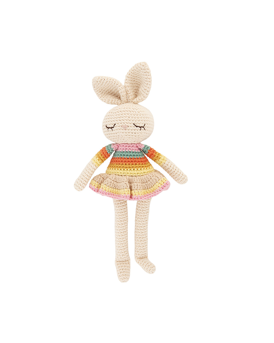 Patti Oslo Norge Bonnie Ballerina Kaninen | Rosa Regnbue | Patti Oslo x The Bonniemob  Cream/Terracotta