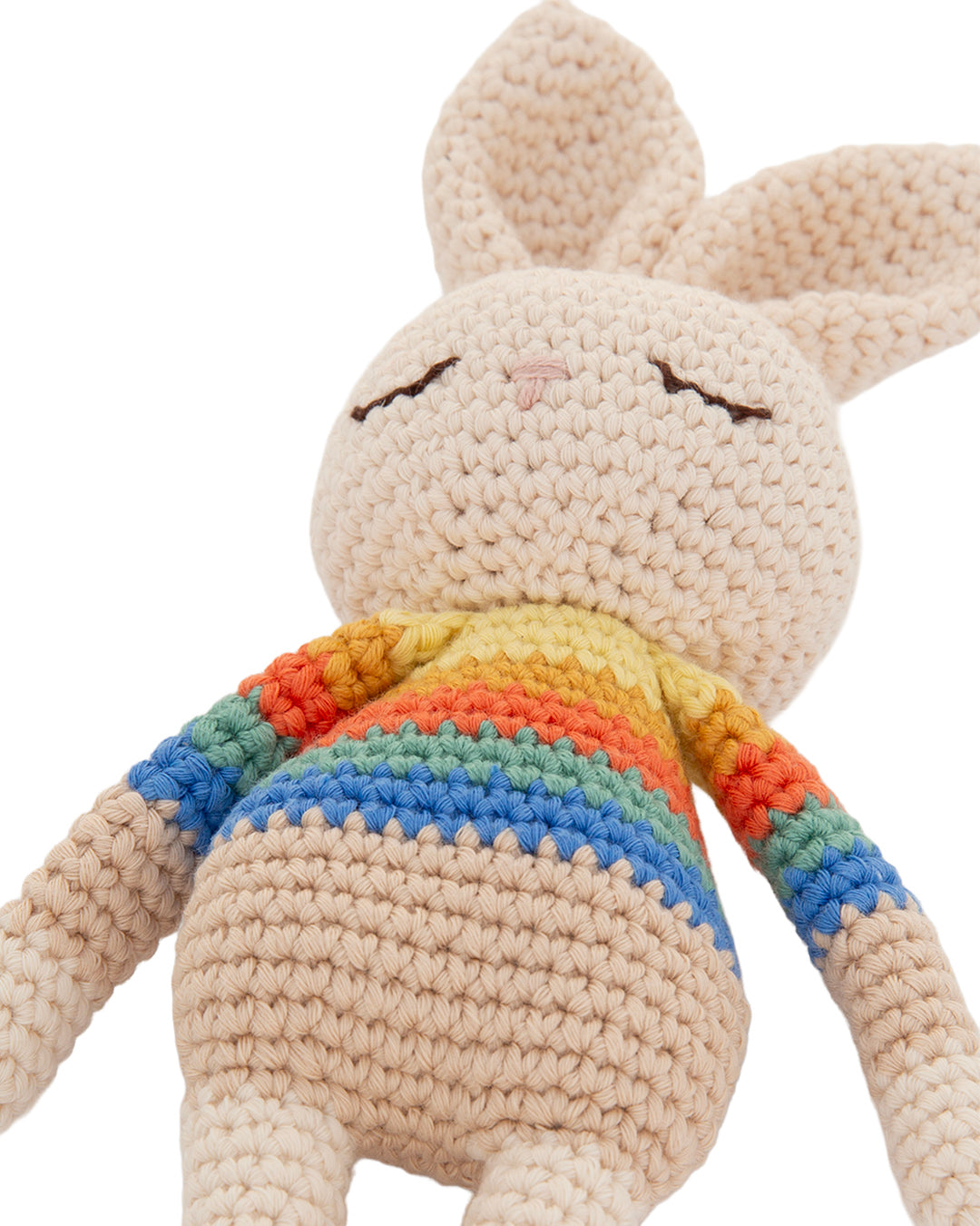 Patti Oslo Norge Bonnie Bunny Soft Toy - Rainbow Stripe | Patti Oslo x the Bonniemob 