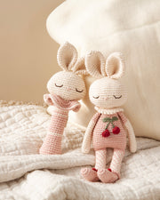 Patti Oslo Norge Britney Kaninen Kosebamse | rosa Organic Soft Toys