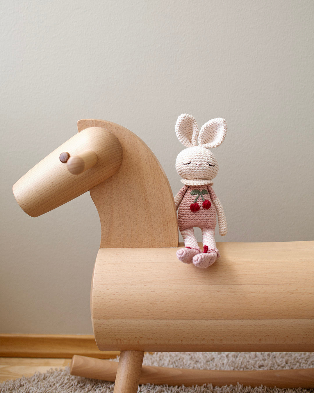 Patti Oslo Norge Britney Kaninen Kosebamse | rosa Organic Soft Toys