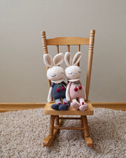 Patti Oslo Norge Britney Kaninen Kosebamse | rosa Organic Soft Toys