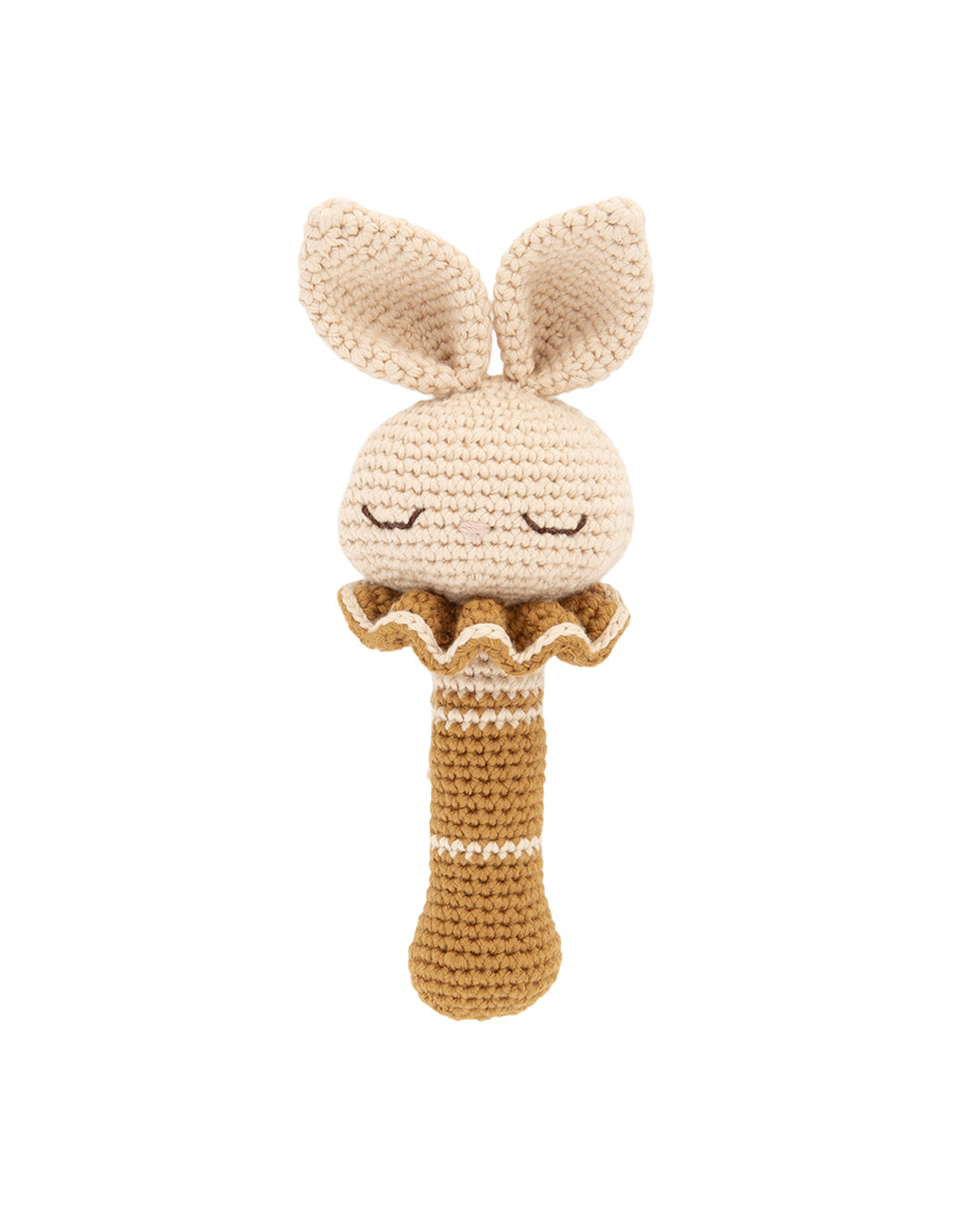 Patti Oslo Norge Britney the Bunny Rattle I ecru Teething Rings & Rattles & Baby Gym Toys