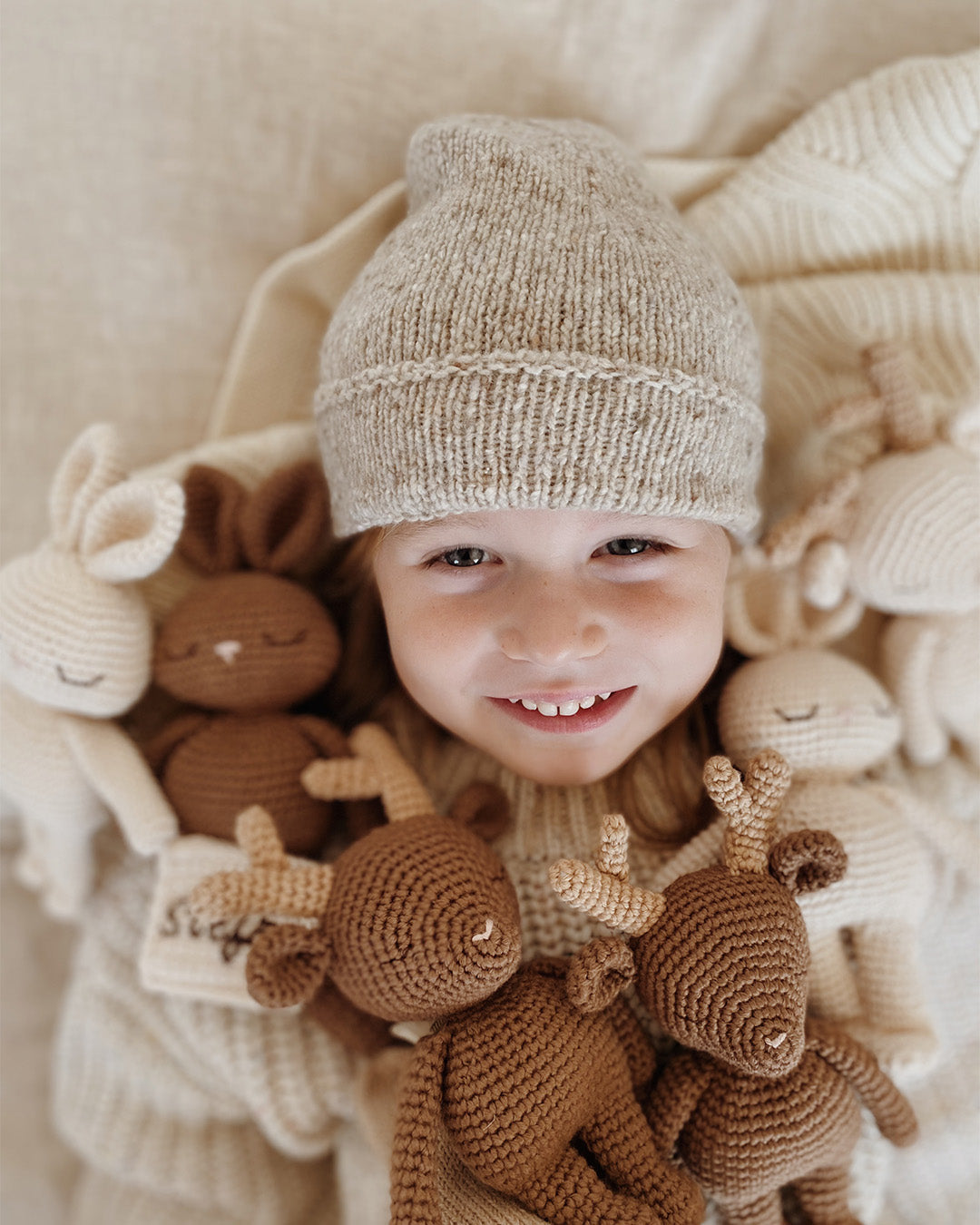 Patti Oslo Norge Bunny Mini Collection I brown Organic Soft Toys