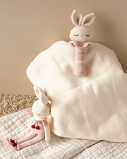 Patti Oslo Norge Kaninen Rangle | rosa Teething Rings & Rattles & Baby Gym Toys