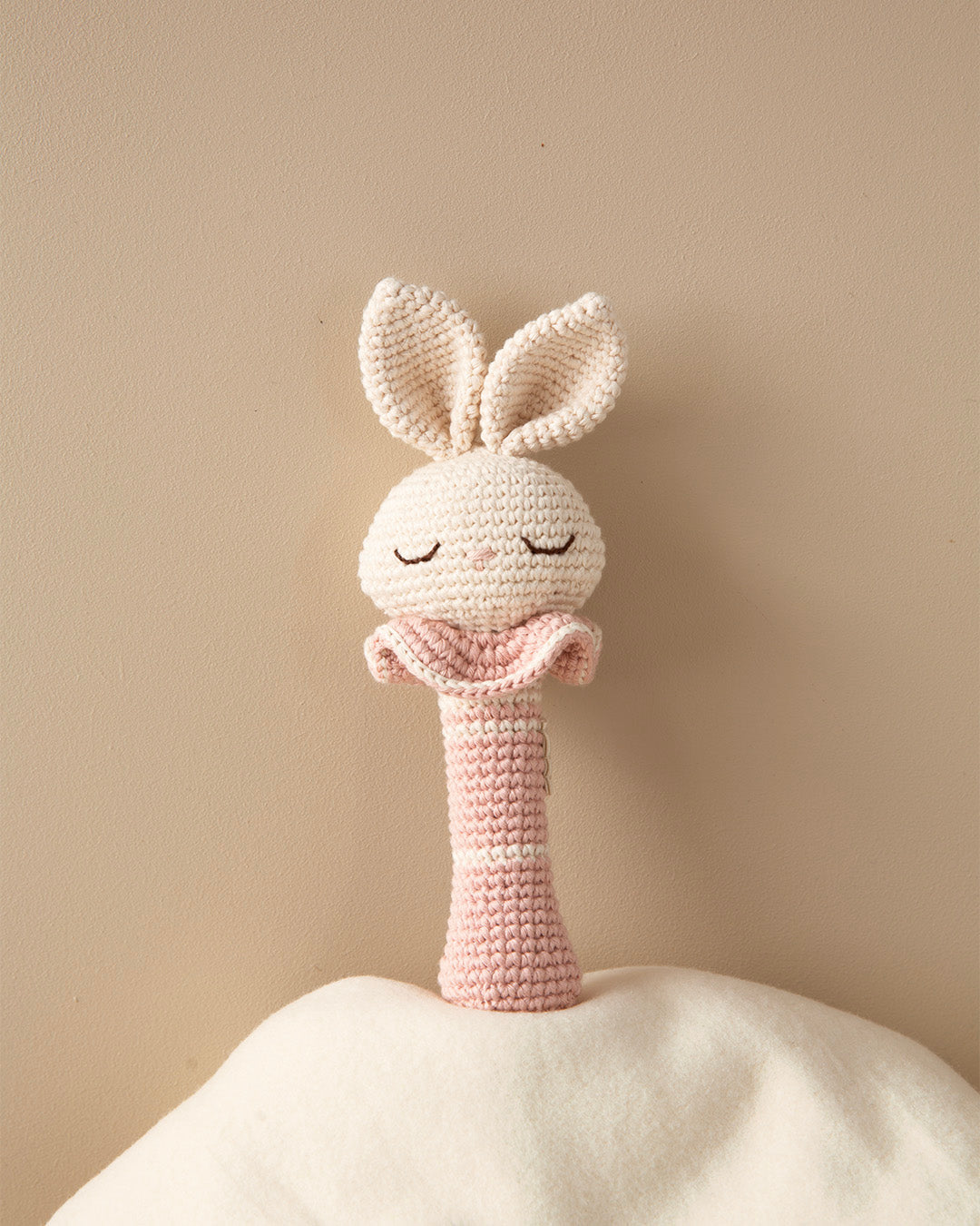 Patti Oslo Norge Kaninen Rangle | rosa Teething Rings & Rattles & Baby Gym Toys