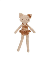 Patti Oslo Norge Camille Huskatten – Håndlagde Kosebamse - Økologisk Bomull Organic Soft Toys