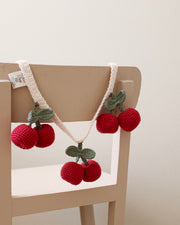 Patti Oslo Norge Cherry Pram Chain | with bell Music Mobiles & Pram Chains