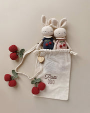 Patti Oslo Norge Cherry Pram Chain | with bell Music Mobiles & Pram Chains