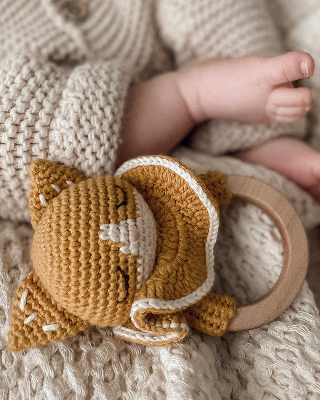 Patti Oslo Norge Chloe Katten Bitering Teething Rings & Rattles & Baby Gym Toys