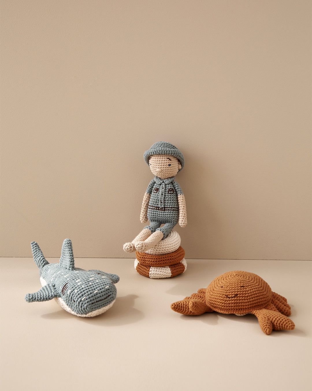 Patti Oslo Norge Crab Soft Toy Patti Oslo x Kon-Tiki Museum Organic Soft Toys