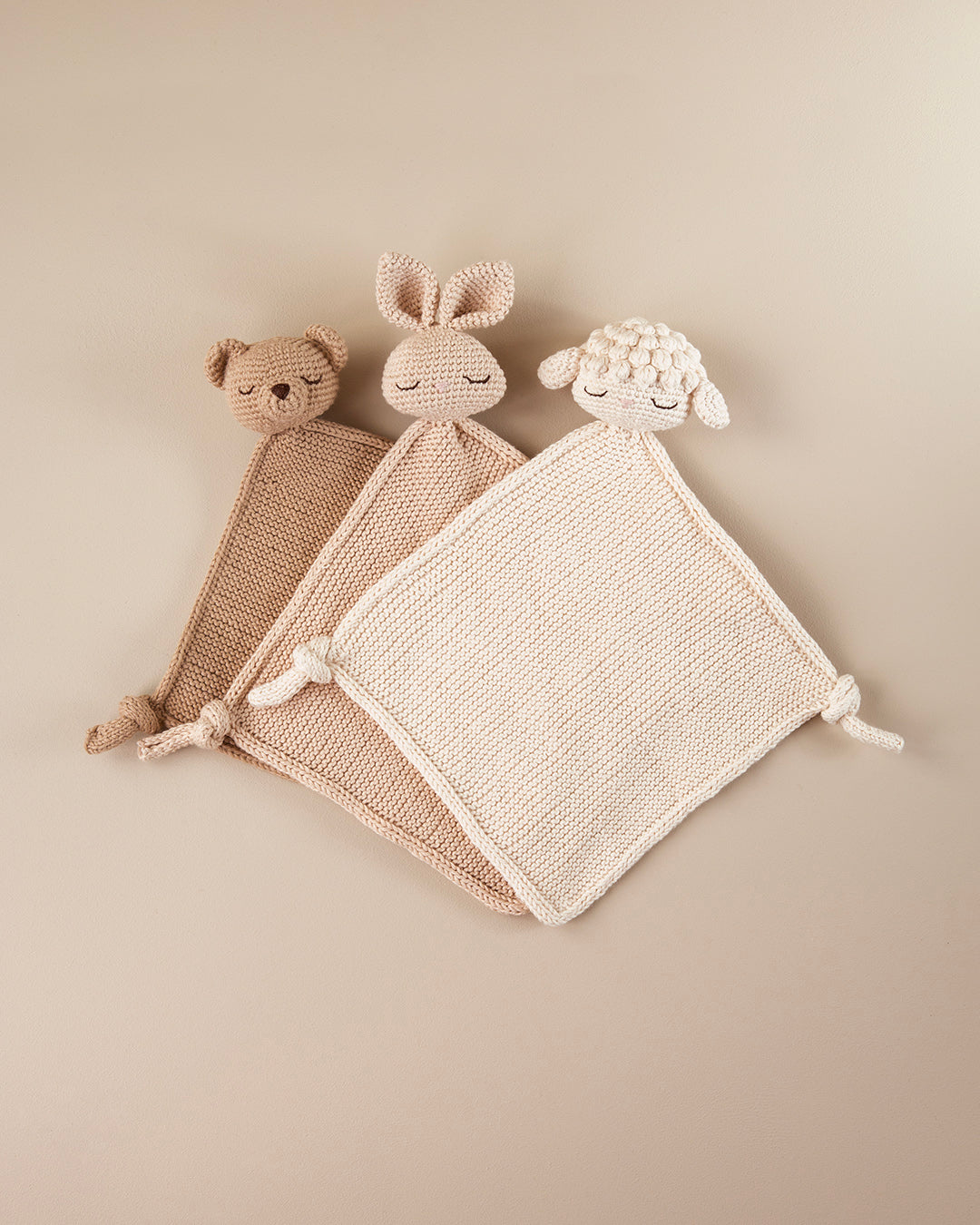Patti Oslo Norge Cuddle Cloth Bunny | ecru Cuddle Cloths