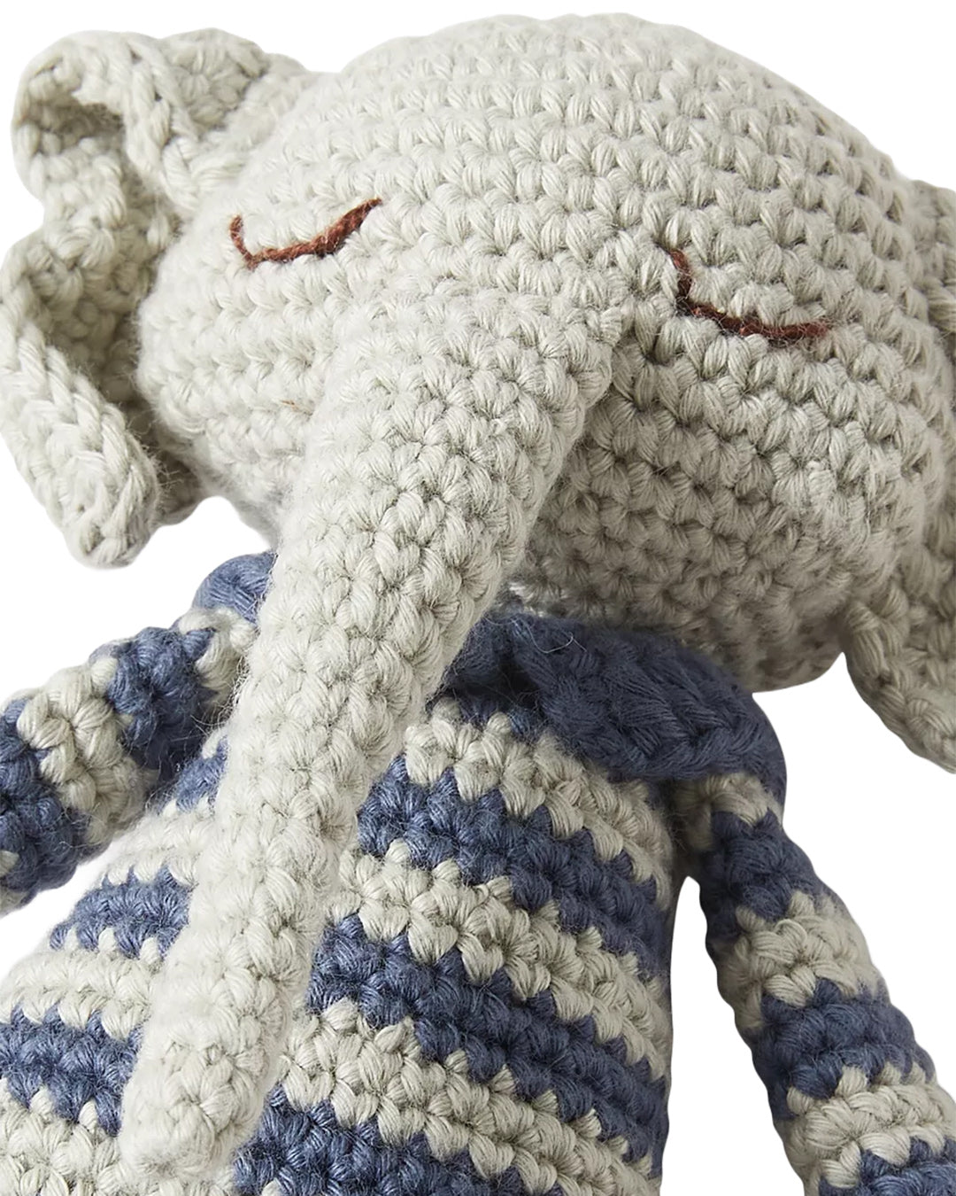 Patti Oslo Norge Ellie Elephant | striped raf Organic Soft Toys