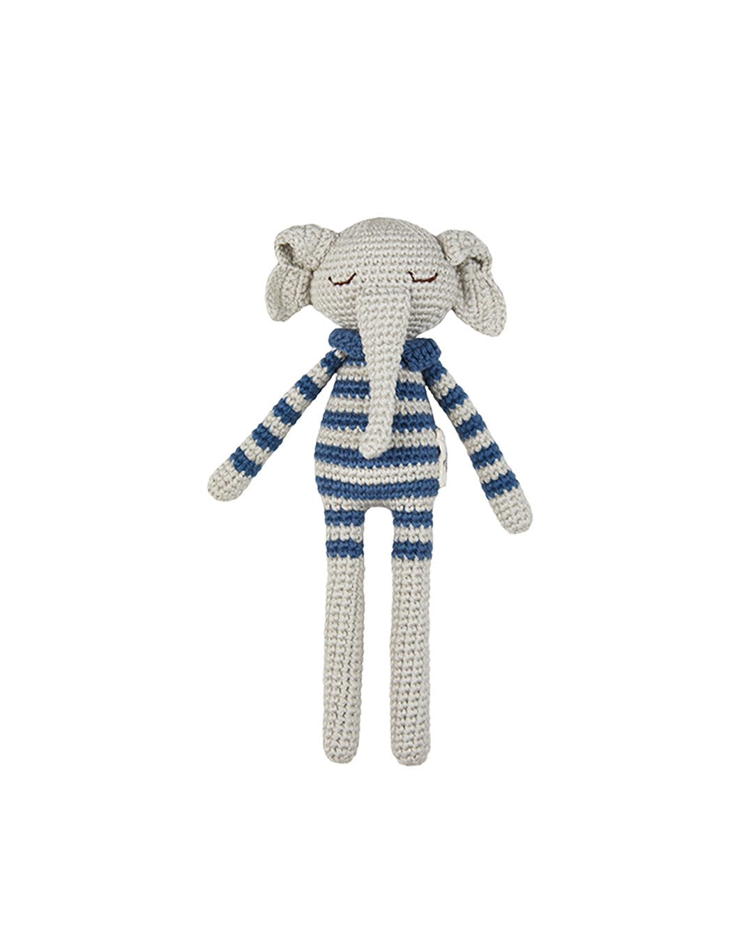 Patti Oslo Norge Ellie Elephant | striped raf Organic Soft Toys