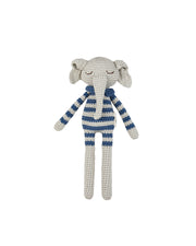 Patti Oslo Norge Ellie Elephant | striped raf Organic Soft Toys