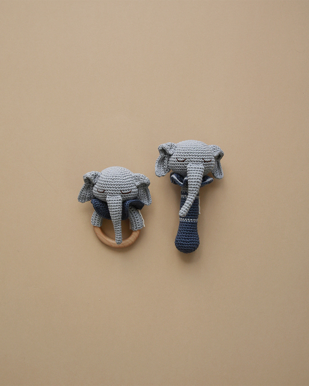 Patti Oslo Norge Ellie the Elephant Teething Ring | with bell Teething Rings & Rattles & Baby Gym Toys