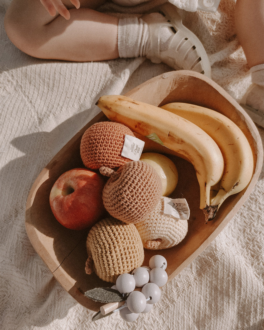 Patti Oslo Norge Eple Rangle | greenish Teething Rings & Rattles & Baby Gym Toys