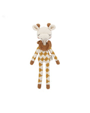 Patti Oslo Norge Goldie Giraffe | ochre overall Organic Soft Toys