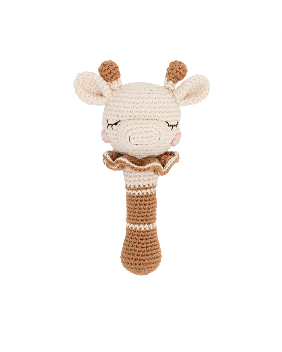 Patti Oslo Norge Goldie the Giraffe Rattle I caramel Teething Rings & Rattles & Baby Gym Toys