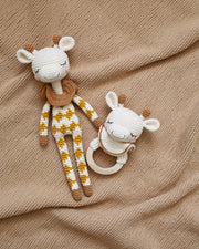 Patti Oslo Norge Goldie Sjiraffen Bitering | caramel Teething Rings & Rattles & Baby Gym Toys