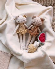 Patti Oslo Norge Vannmelon | Bitering | med bjelle Teething Rings & Rattles & Baby Gym Toys