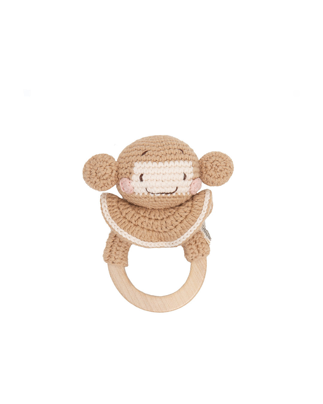 Patti Oslo Norge Marius the Monkey Teething Ring Teething Rings & Rattles & Baby Gym Toys