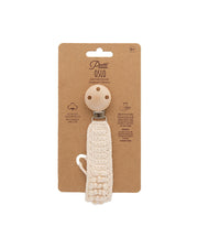 Patti Oslo Norge Pacifier Clip Organic Cotton | cream Pacifier Clips