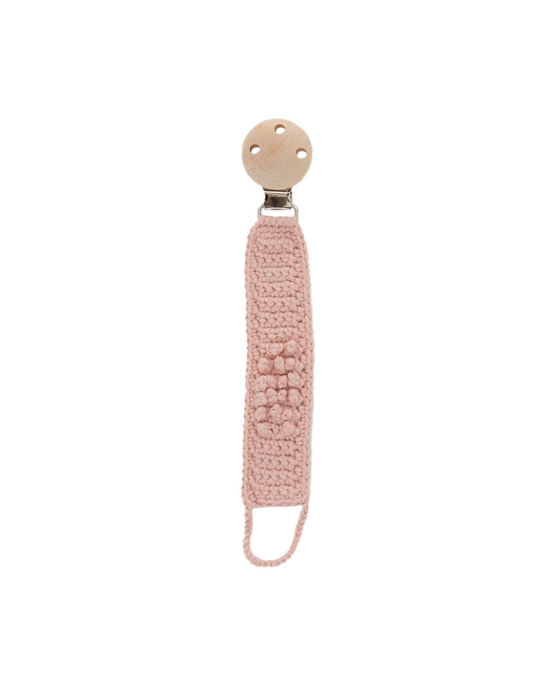 Patti Oslo Norge Pacifier Clip Organic Cotton | rosa Pacifier Clips