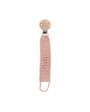 Patti Oslo Norge Pacifier Clip Organic Cotton | rosa Pacifier Clips