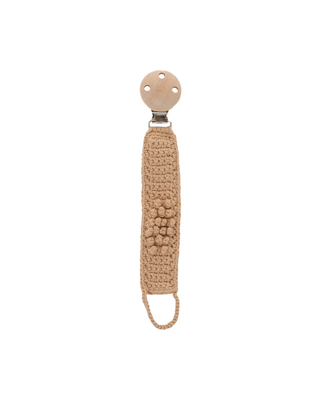 Patti Oslo Norge Pacifier Clip Organic Cotton | sand Pacifier Clips