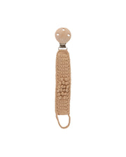 Patti Oslo Norge Pacifier Clip Organic Cotton | sand Pacifier Clips