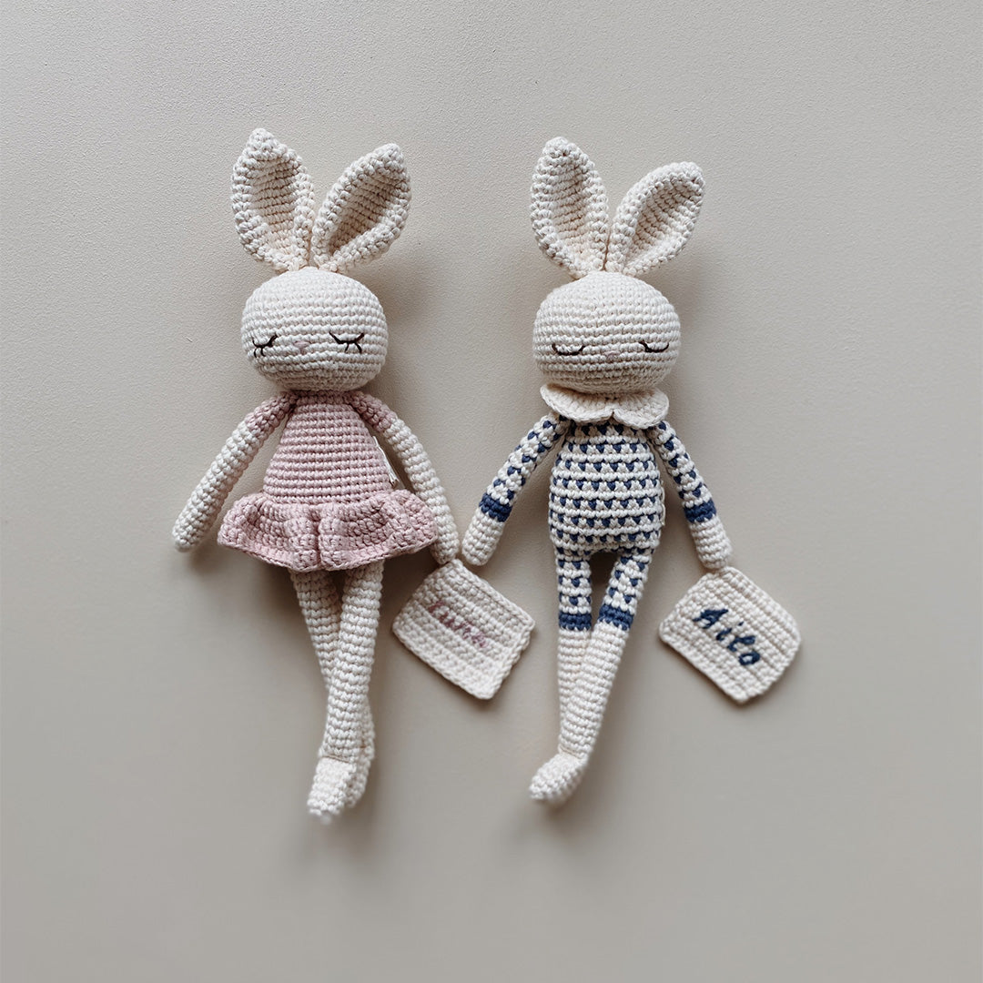 Patti Oslo Norge Personalised Ballerina I rosa Organic Soft Toys