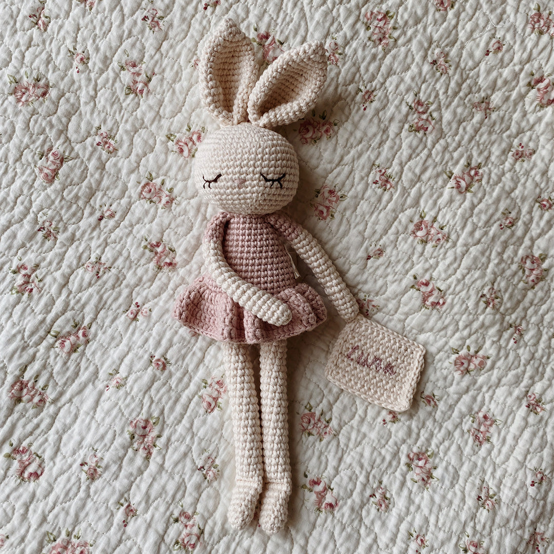 Patti Oslo Norge Personalised Ballerina I rosa Organic Soft Toys