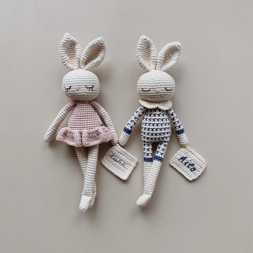 Patti Oslo Norge Personalised Bea Bunny | raf Organic Soft Toys