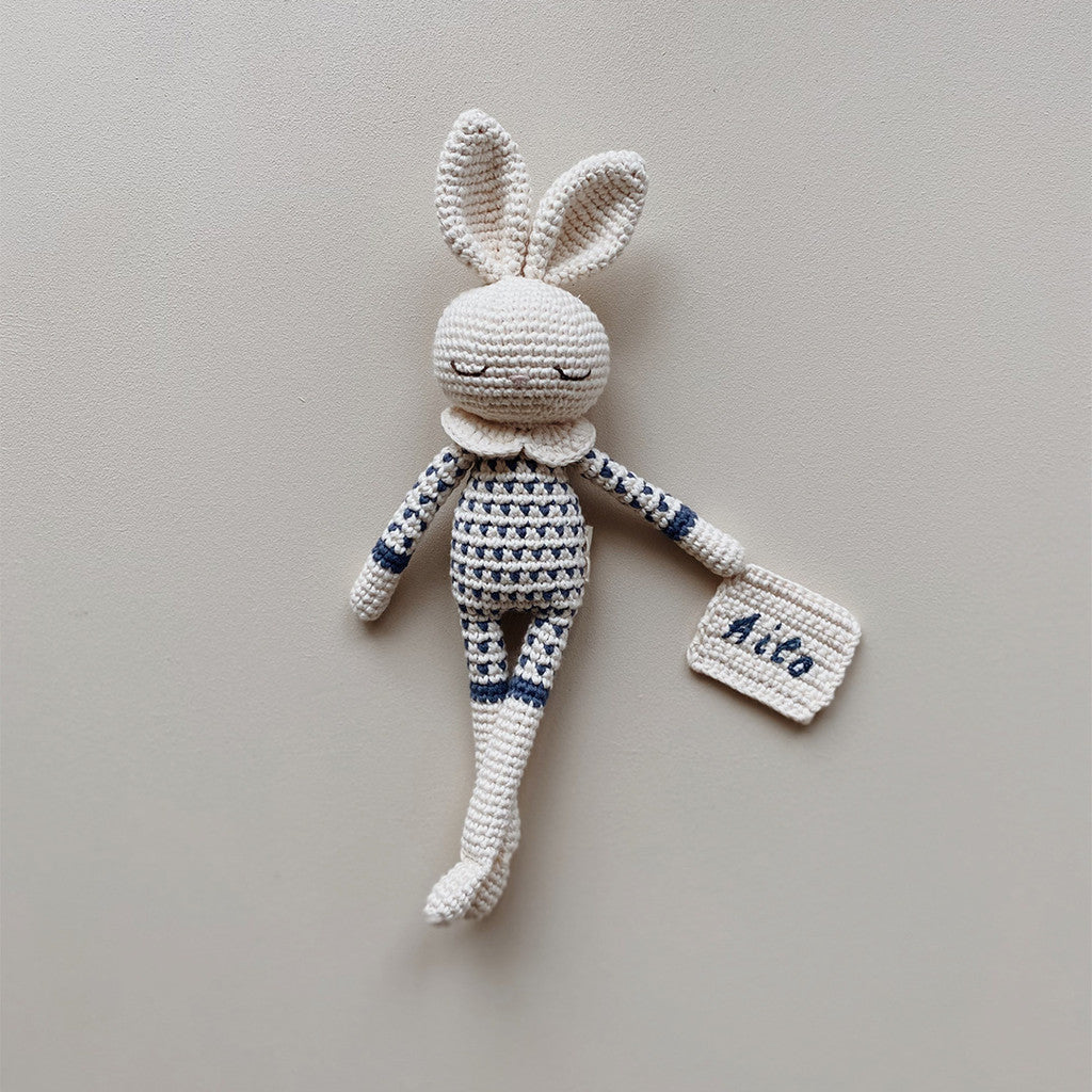 Patti Oslo Norge Personalised Bea Bunny | raf Organic Soft Toys