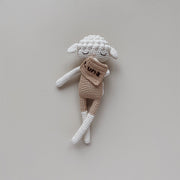 Patti Oslo Norge Personalised Lamb I swimsuit beige Organic Soft Toys