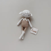 Patti Oslo Norge Personalised Lamb I swimsuit beige Organic Soft Toys