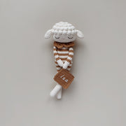 Patti Oslo Norge Personalised Lea Lamb I caramel Organic Soft Toys