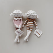 Patti Oslo Norge Personalised Lea Lamb I caramel Organic Soft Toys