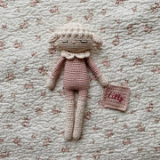 Patti Oslo Norge Personalised Lilli Lamb I rosa Organic Soft Toys