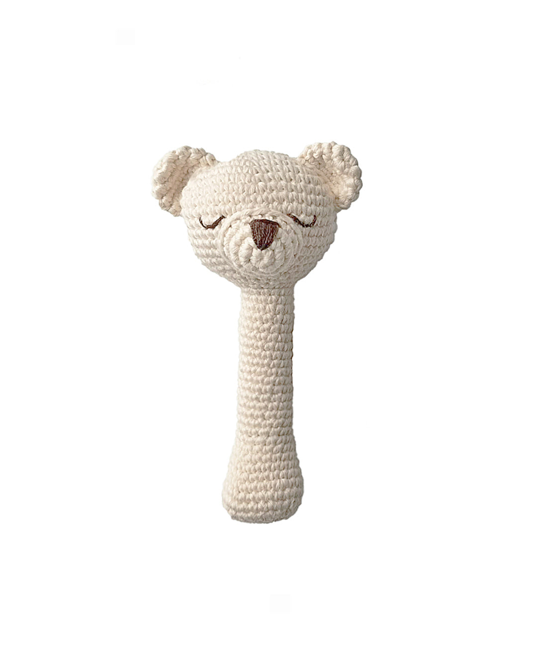 Patti Oslo Norge Polar Bear Rattle | with bell Teething Rings & Rattles & Baby Gym Toys