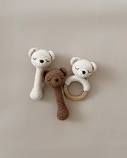 Patti Oslo Norge Isbjørn Bitering | cream Teething Rings & Rattles & Baby Gym Toys